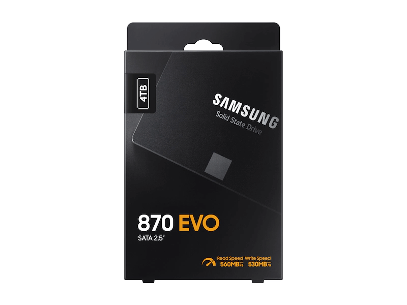 Samsung SATA SSD EVO 870 4TB اس اس دی سامسونگ Samsung 870 EVO 4TB Internal SSD Drive